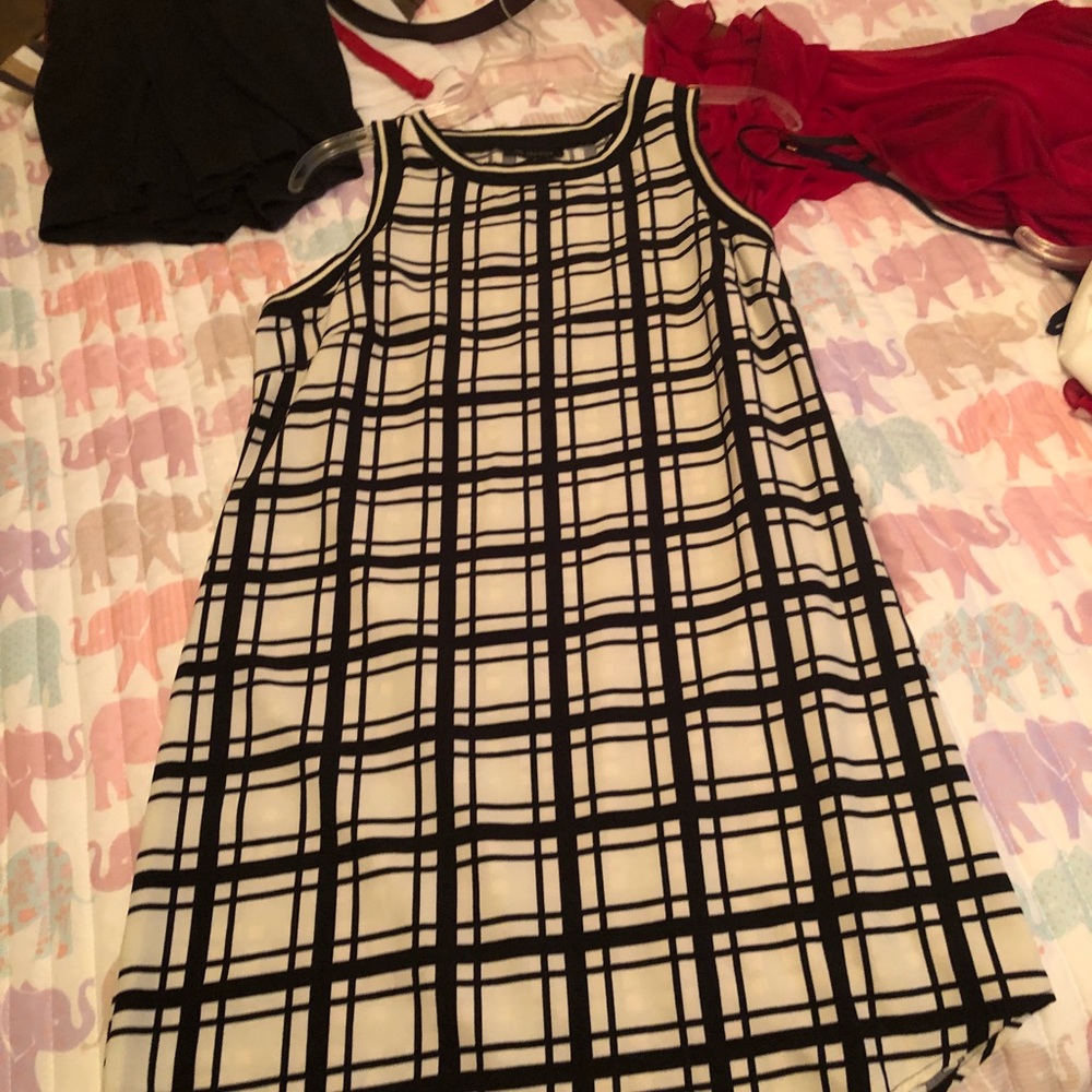 Black and white dress